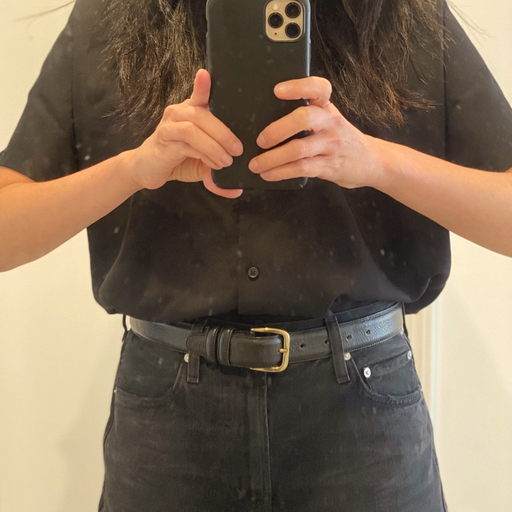 Gap genuine leather belt